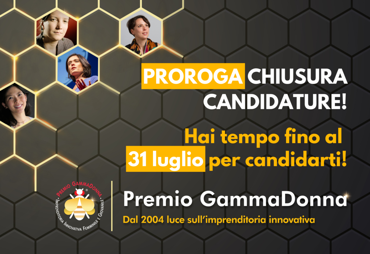 Premio GammaDonna, prorogate al 31 luglio le iscrizioni