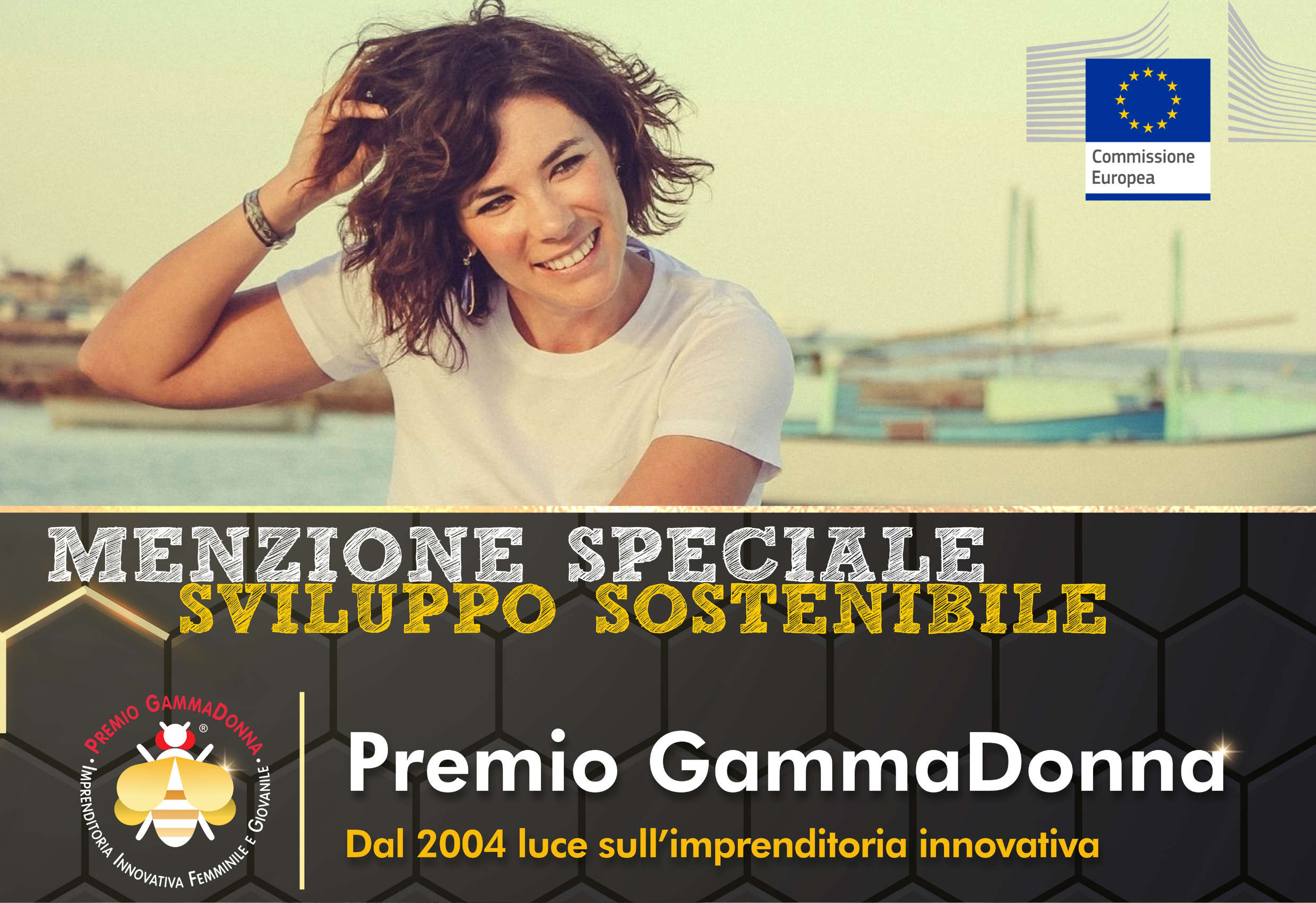 Premio GammaDonna: la Menzione Speciale per lo Sviluppo Sostenibile della Commissione europea a Mariasole Bianco