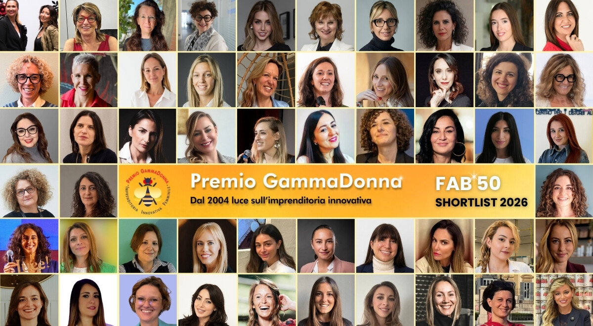 Imprenditrici FAB50 Premio GammaDonna 2026 innovazione femminile